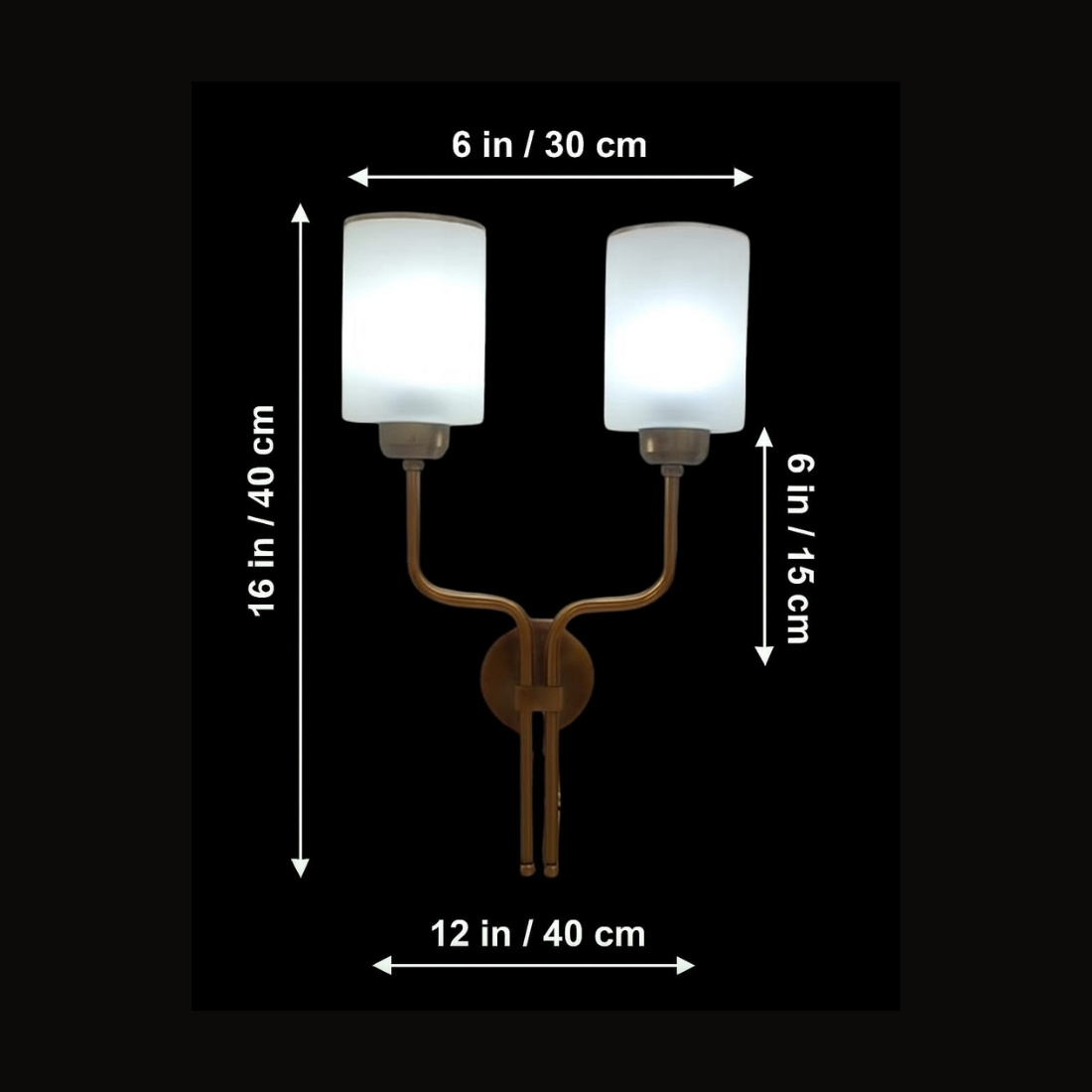 Dual-Arm-Wall-Chandelier