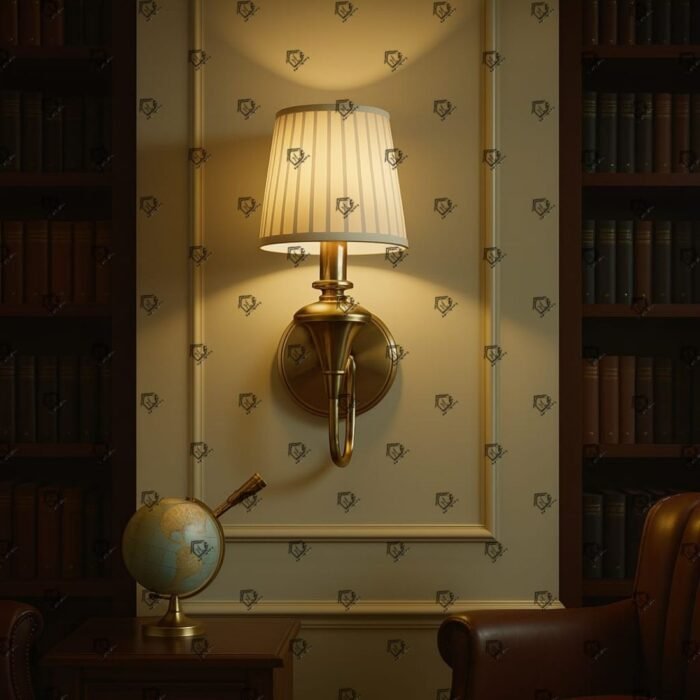 Gold Brass Flash Wall Lamp